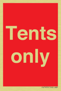 Tents only